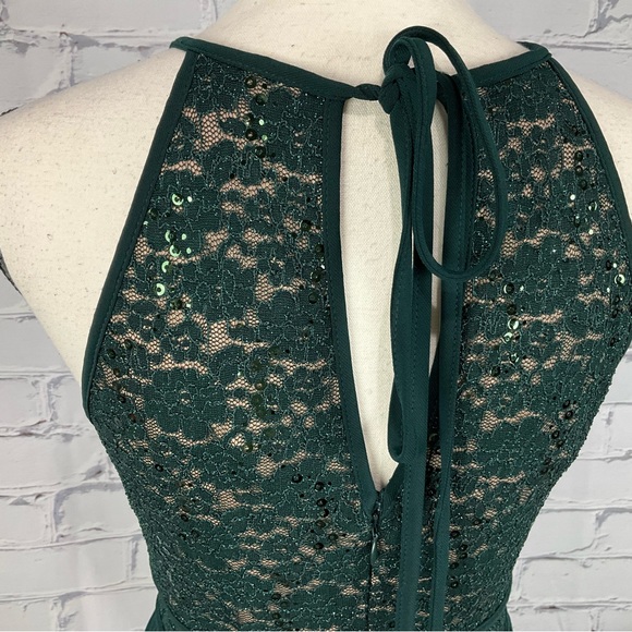 Night Way Lace Bodice Prom Dress, Size 8 - Picture 8 of 14